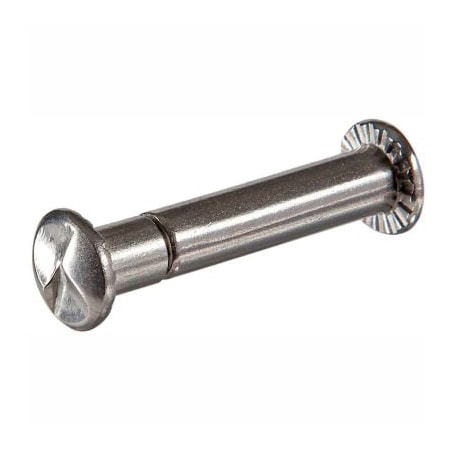 10-24 x 3/4in Partition Size Sex Bolt Set - One Way - Truss Head - 18-8 Stainless Steel - Pkg of 100